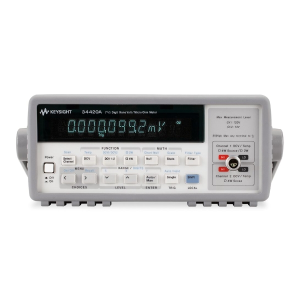 Keysight 34420A 纳伏表/微欧表，7.5 位
